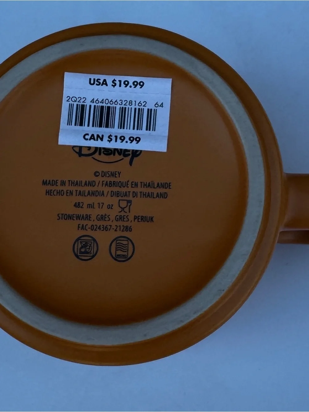 Disney Chip ‘N’ Dale stacking Chipmunk mug - DALE - NEW